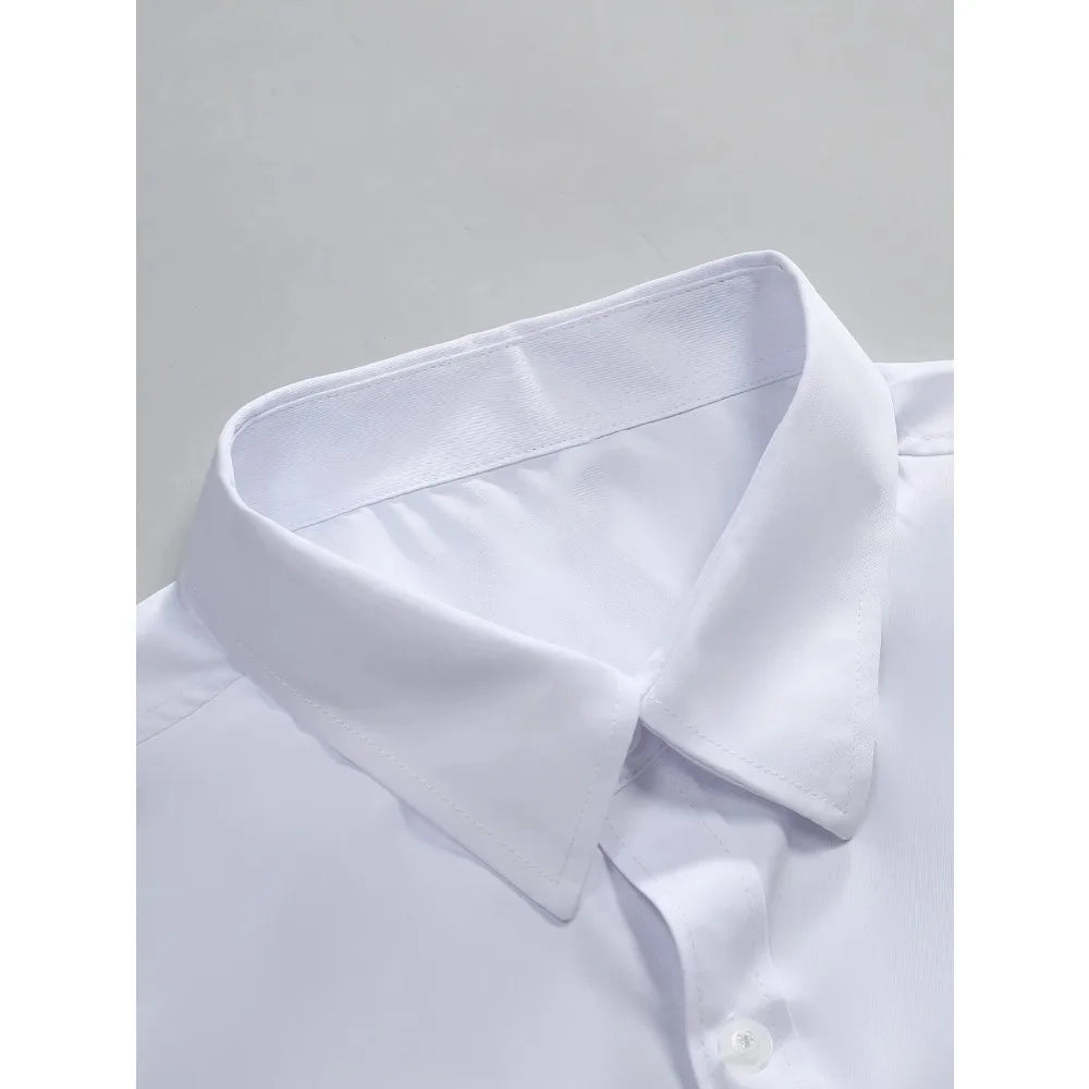 Men's Long Sleeve Elastic Fit Shirt
