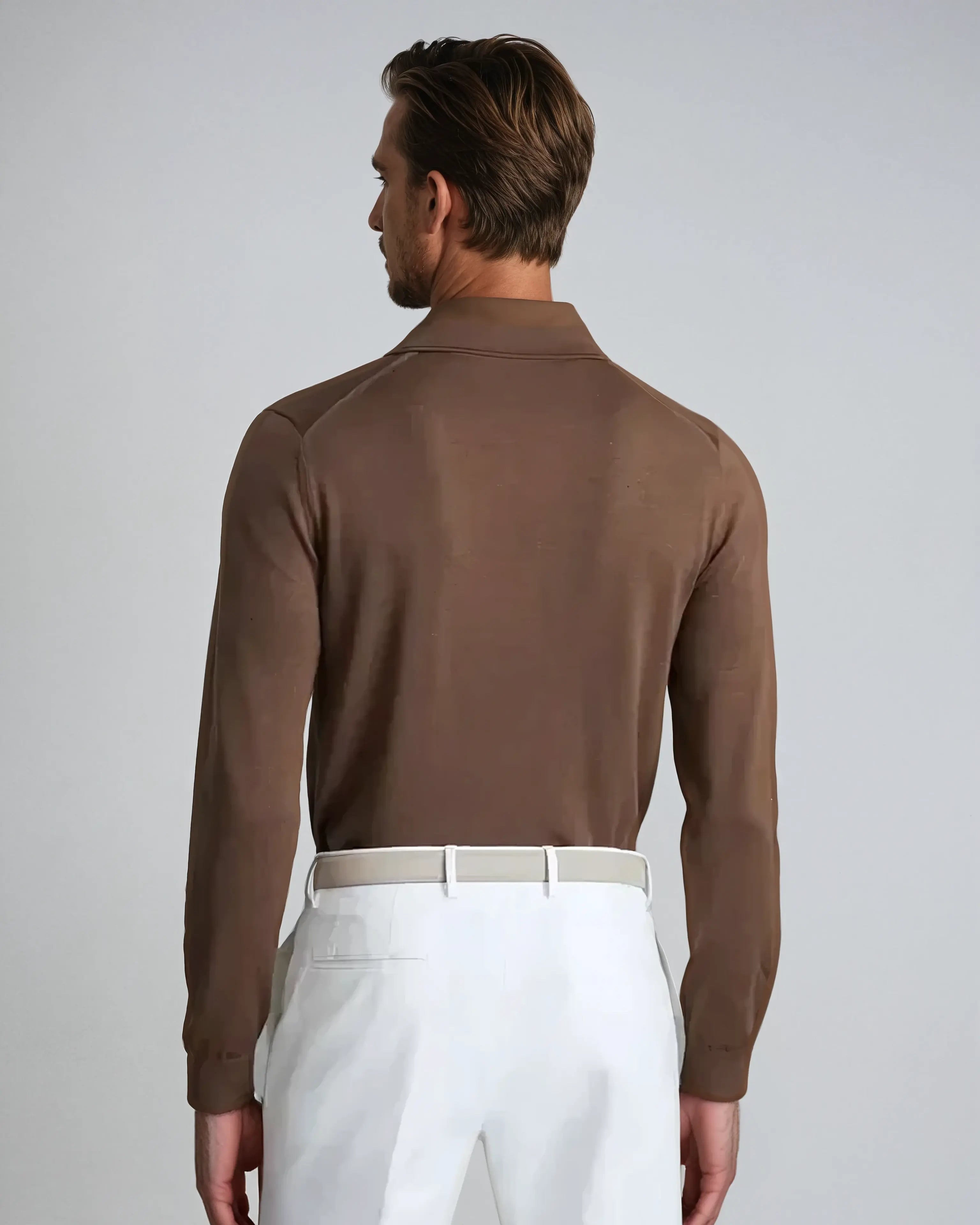 Men's Long Sleeve Polo Shirt